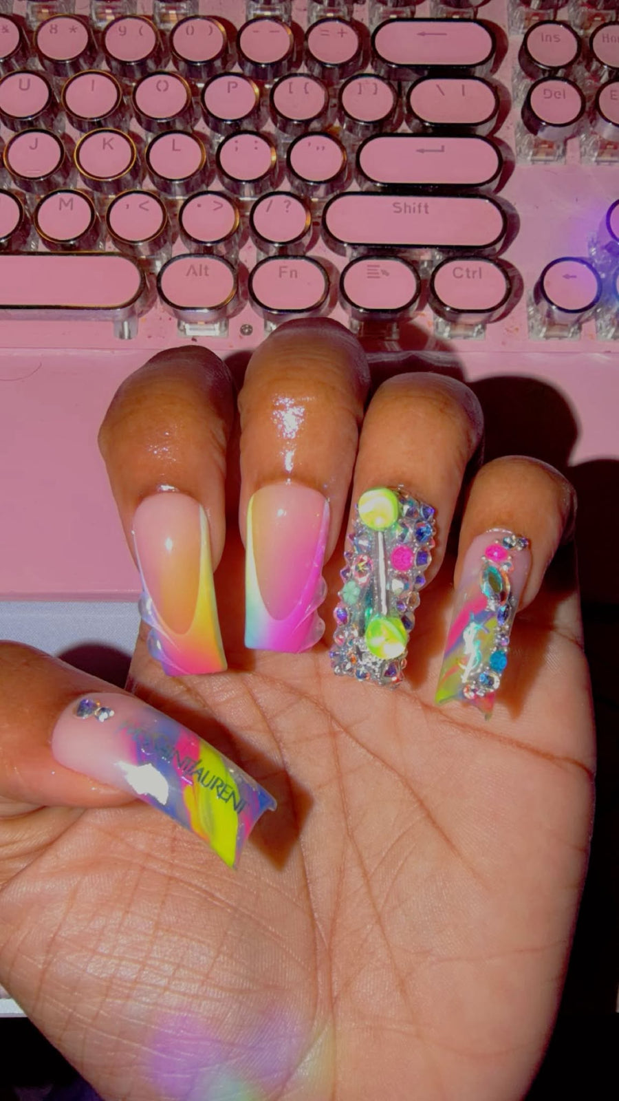 Customer nail photo
