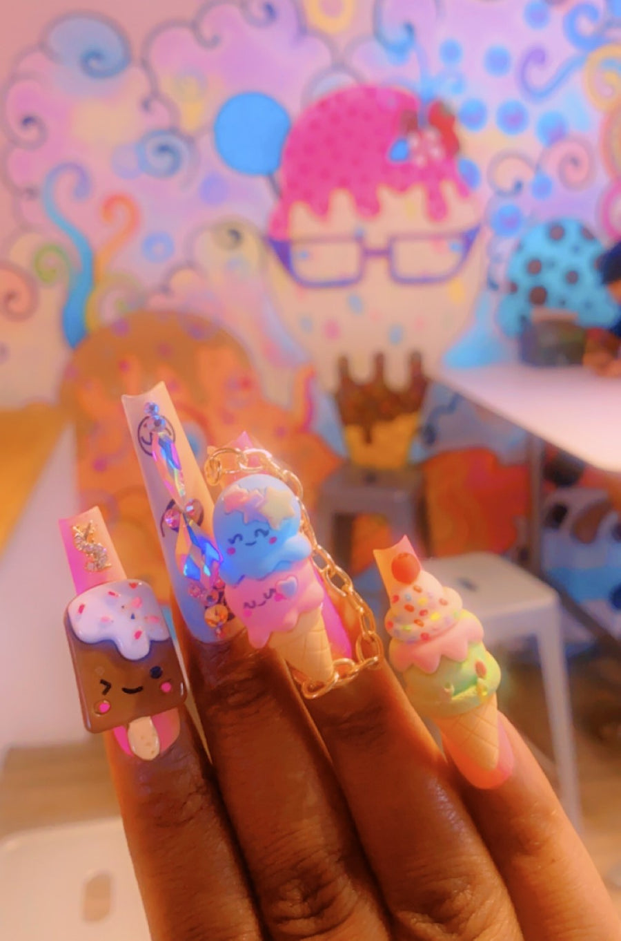 Customer nail photo